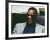 Ray Charles in the Studio at RPM International, Los Angeles-null-Framed Photo