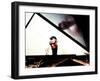 Ray Charles in the Studio at RPM International, Los Angeles-null-Framed Photo