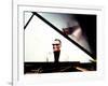 Ray Charles in the Studio at RPM International, Los Angeles-null-Framed Photo