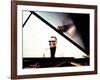 Ray Charles in the Studio at RPM International, Los Angeles-null-Framed Photo