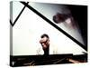 Ray Charles in the Studio at RPM International, Los Angeles-null-Stretched Canvas