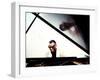 Ray Charles in the Studio at RPM International, Los Angeles-null-Framed Photo