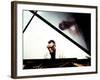 Ray Charles in the Studio at RPM International, Los Angeles-null-Framed Photo