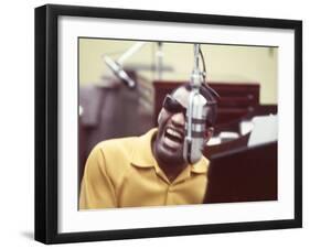 Ray Charles in the Studio-null-Framed Photo