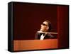 Ray Charles in Tuxedo Performing-null-Framed Stretched Canvas