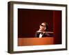 Ray Charles in Tuxedo Performing-null-Framed Photo