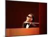 Ray Charles in Tuxedo Performing-null-Mounted Photo