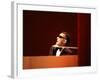 Ray Charles in Tuxedo Performing-null-Framed Photo