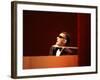 Ray Charles in Tuxedo Performing-null-Framed Photo