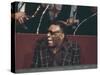 Ray Charles Laughing-null-Stretched Canvas