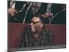 Ray Charles Laughing-null-Mounted Photo