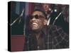 Ray Charles Laughing-null-Stretched Canvas