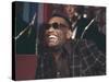 Ray Charles Laughing-null-Stretched Canvas