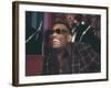 Ray Charles Laughing-null-Framed Photo