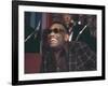 Ray Charles Laughing-null-Framed Photo