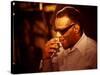 Ray Charles Laughing-null-Stretched Canvas