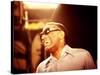 Ray Charles Laughing-null-Stretched Canvas