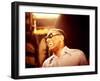 Ray Charles Laughing-null-Framed Photo