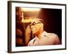 Ray Charles Laughing-null-Framed Photo