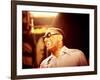 Ray Charles Laughing-null-Framed Photo