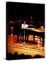 Ray Charles on Stage-null-Stretched Canvas