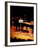 Ray Charles on Stage-null-Framed Photo