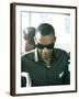 Ray Charles on Tour Bus-null-Framed Photo