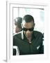 Ray Charles on Tour Bus-null-Framed Photo