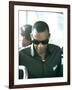 Ray Charles on Tour Bus-null-Framed Photo