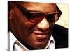 Ray Charles Pensive Portrait-null-Stretched Canvas