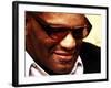 Ray Charles Pensive Portrait-null-Framed Photo