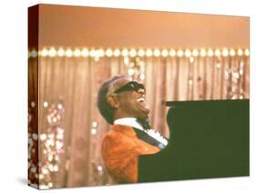 Ray Charles Performing-null-Stretched Canvas