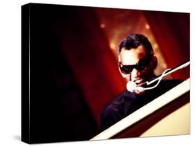 Ray Charles Performing-null-Stretched Canvas