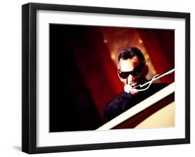 Ray Charles Performing-null-Framed Photo