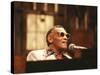 Ray Charles Performing-null-Stretched Canvas