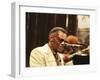 Ray Charles Performing-null-Framed Photo