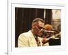 Ray Charles Performing-null-Framed Photo