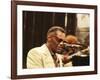 Ray Charles Performing-null-Framed Photo