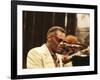 Ray Charles Performing-null-Framed Photo