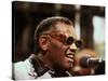 Ray Charles Performing-null-Stretched Canvas