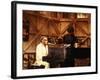 Ray Charles Performing-null-Framed Photo