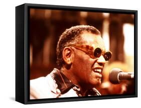 Ray Charles Performing-null-Framed Stretched Canvas