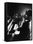 Ray Charles Playing Piano in Concert-Bill Ray-Framed Stretched Canvas