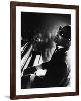 Ray Charles Playing Piano in Concert-Bill Ray-Framed Premium Photographic Print