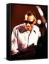 Ray Charles Playing Piano-null-Framed Stretched Canvas