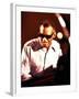 Ray Charles Playing Piano-null-Framed Photo