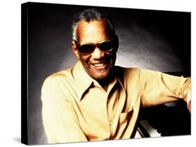 Ray Charles Portrait-null-Stretched Canvas