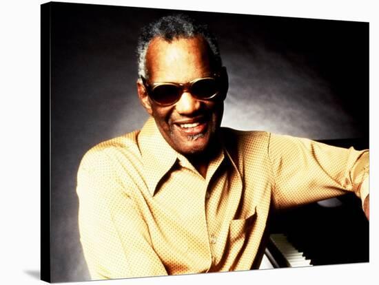 Ray Charles Portrait-null-Stretched Canvas