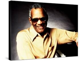 Ray Charles Portrait-null-Stretched Canvas