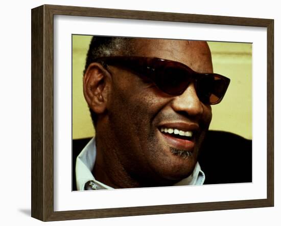 Ray Charles Portrait-null-Framed Photo